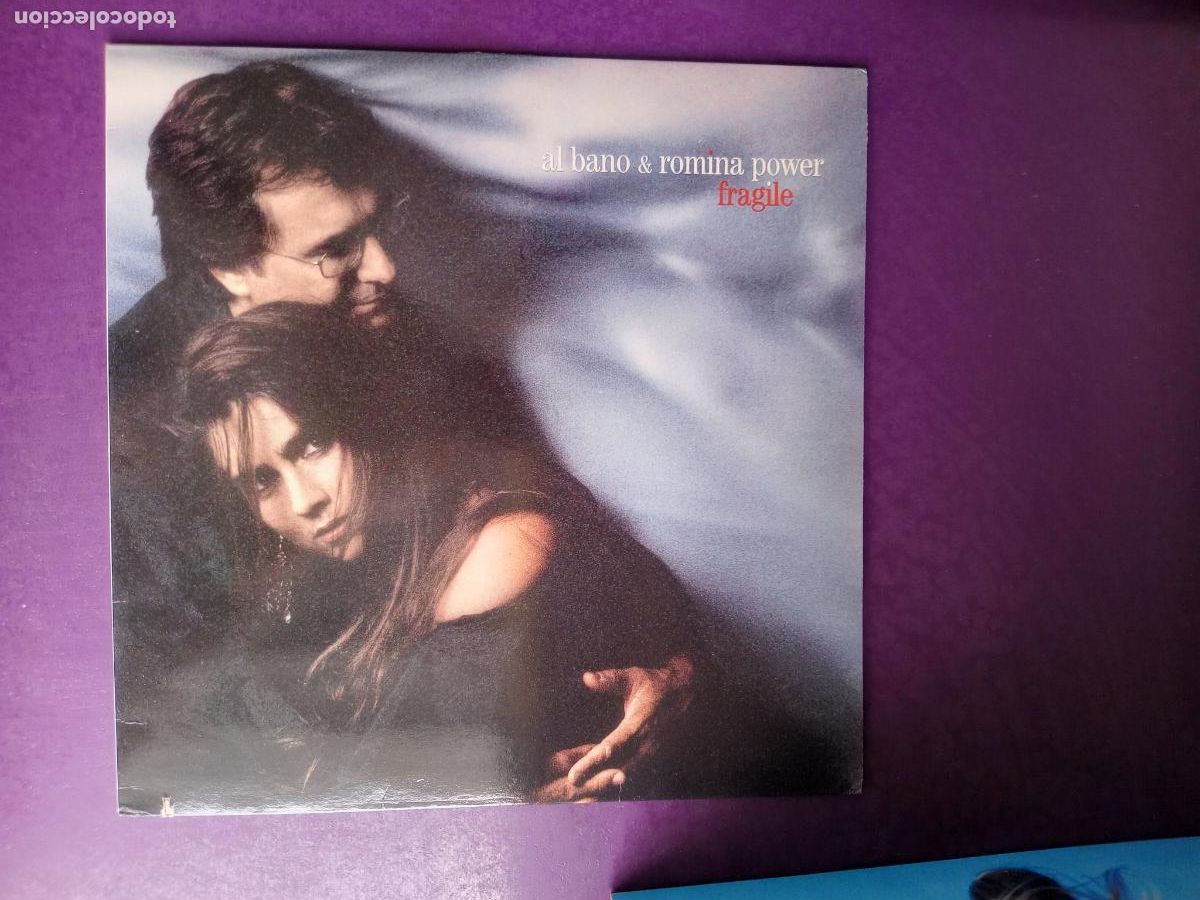 Discos de vinilo: Al Bano & Romina Power &ndash; Fragile - LP WEA 1988 - MELODICA POP 70'S 80'S ITALIA - MUY POCO USO