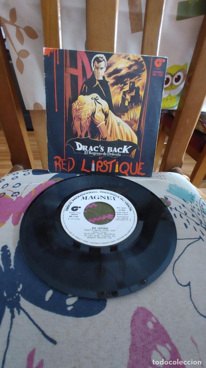 Discos de vinilo: RED LIPSTIQUE-SINGLE DRAC`S BACK