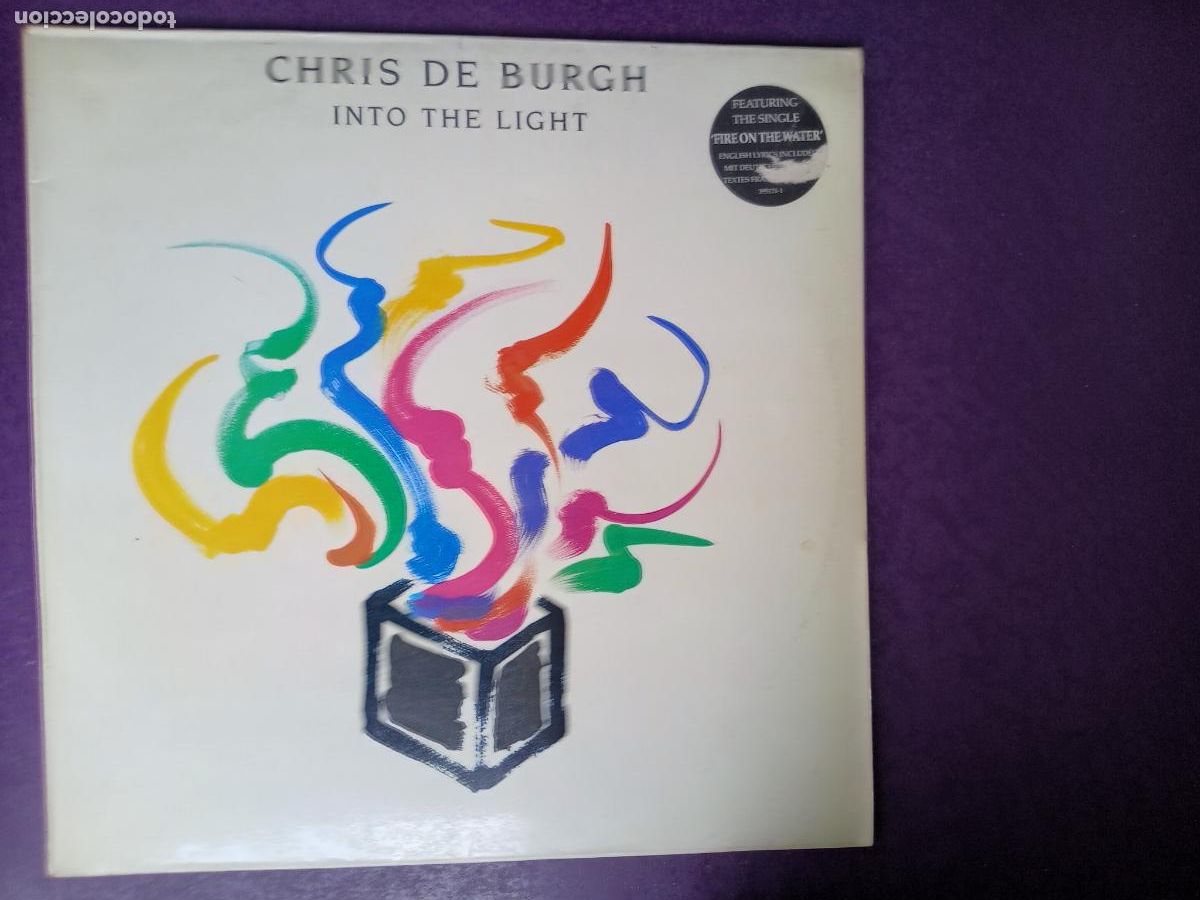 Discos de vinilo: CHRIS DE BURGH - INTO THE LIGHT - LP A&M 1986 - BALADA POP ROCK 80'S - POCO USO - LADY IN RED