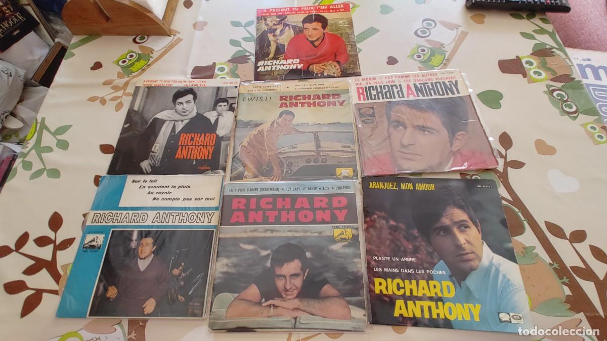 Discos de vinilo: RICHARD ANTHONY-LOTE DE 7 EPS - Foto 1