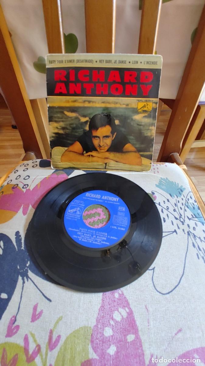 Discos de vinilo: RICHARD ANTHONY-EP FAITS POUR SAIMER +3 - Foto 1
