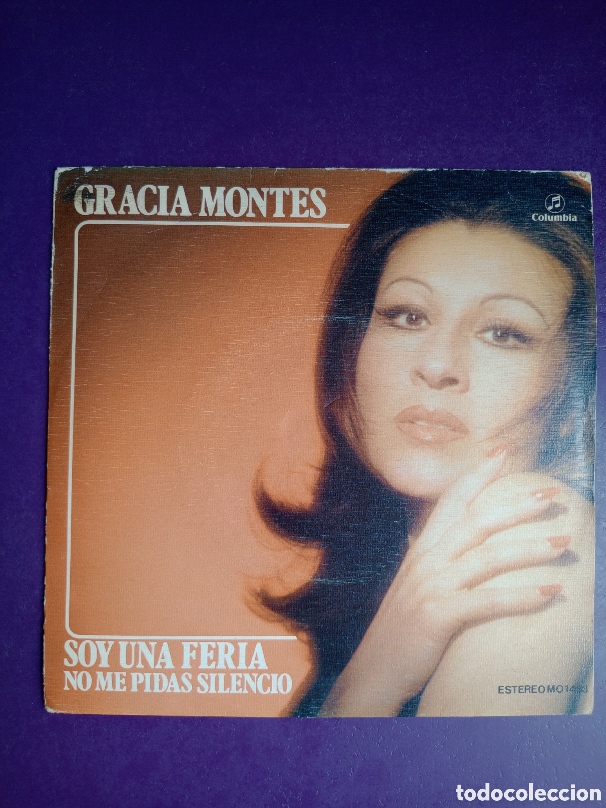 Discos de vinilo: Gracia Montes &ndash; Soy Una Feria - Sg COLUMBIA 1974 - CANCION ESPA&Ntilde;OLA COPLA POP 70'S,
