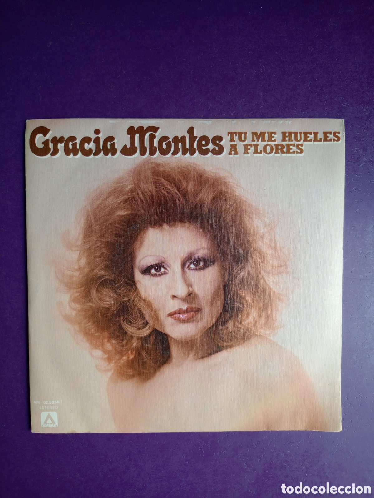 Discos de vinilo: GRACIA MONTES Sg AMBAR 1979 tu me hueles a flores / hoy COPLA POP