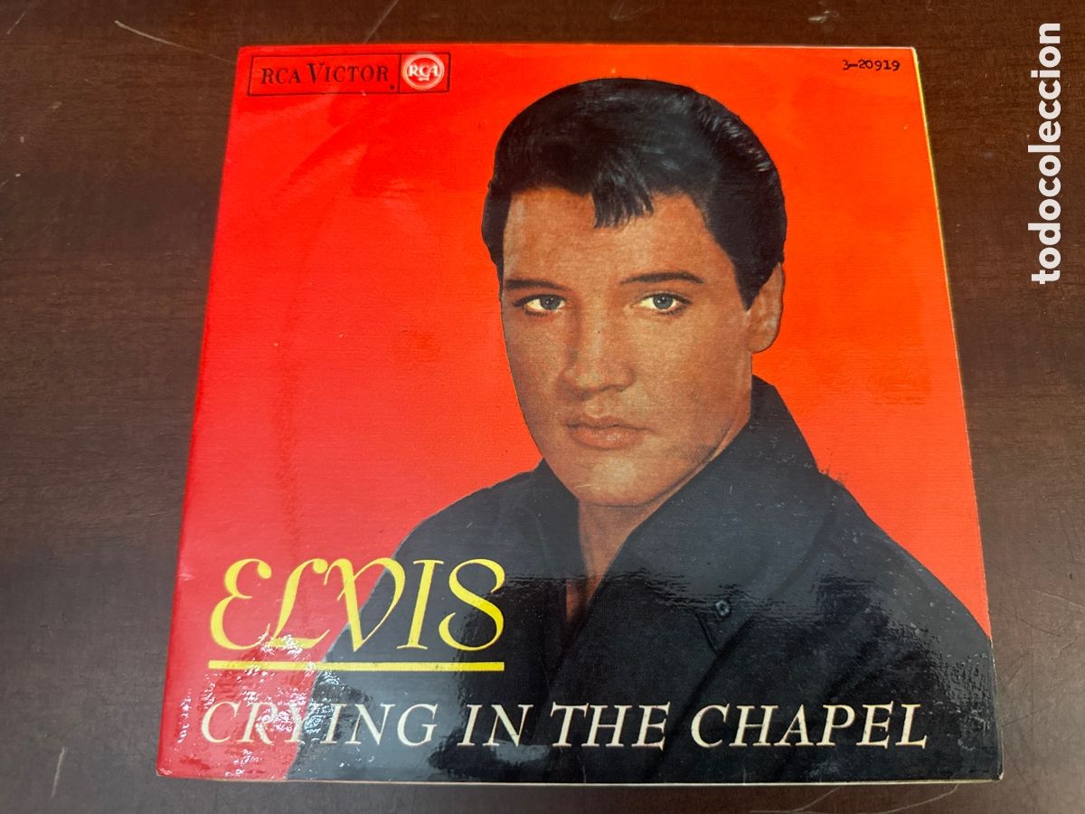 Discos de vinil: Elvis Presley - Crying In The Chapel (7&rdquo;, EP) SPAIN 1965
