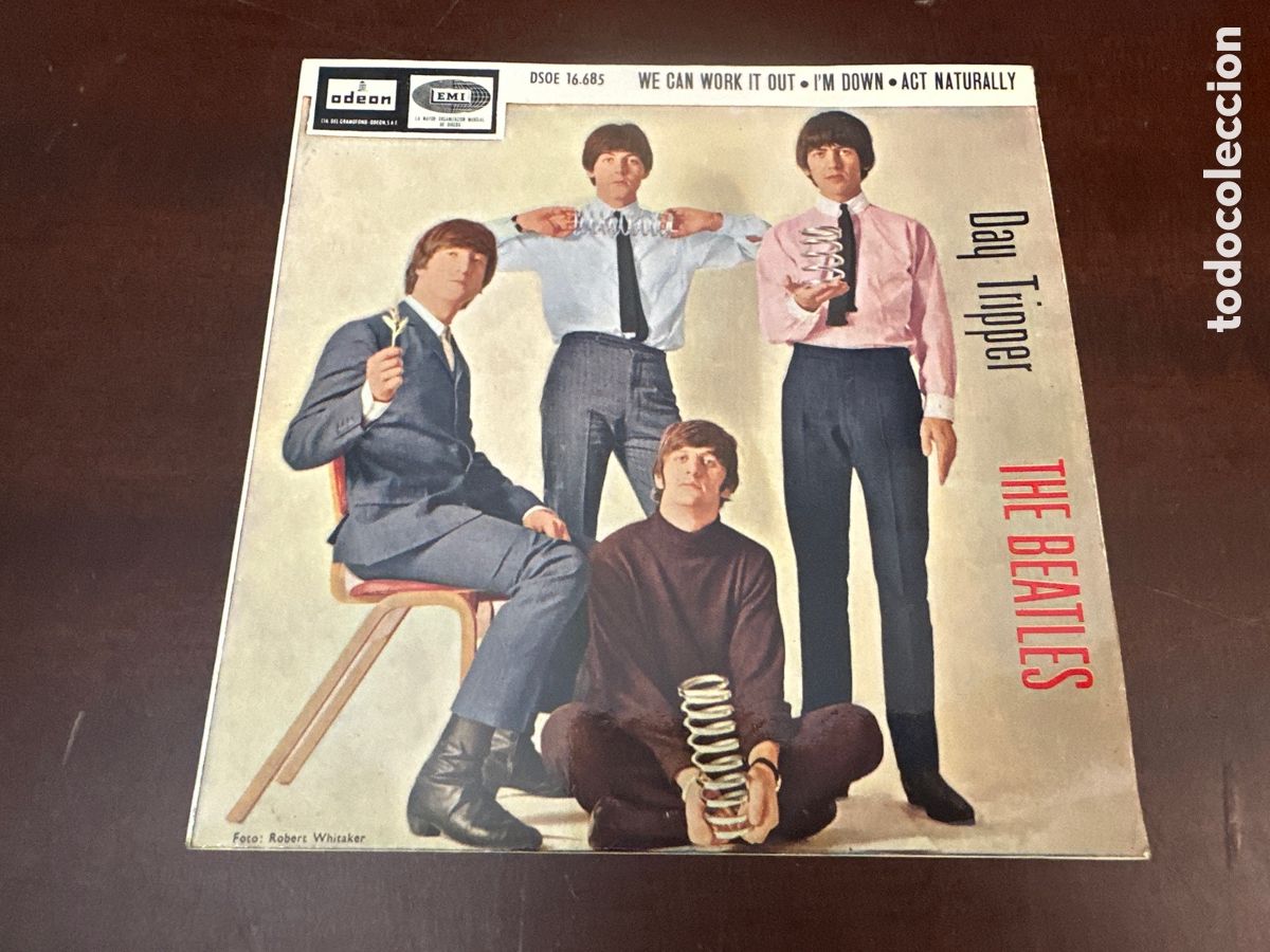Discos de vinilo: BEATLES Day Tripper - Single 45rpm - Spain DSOE 16.685