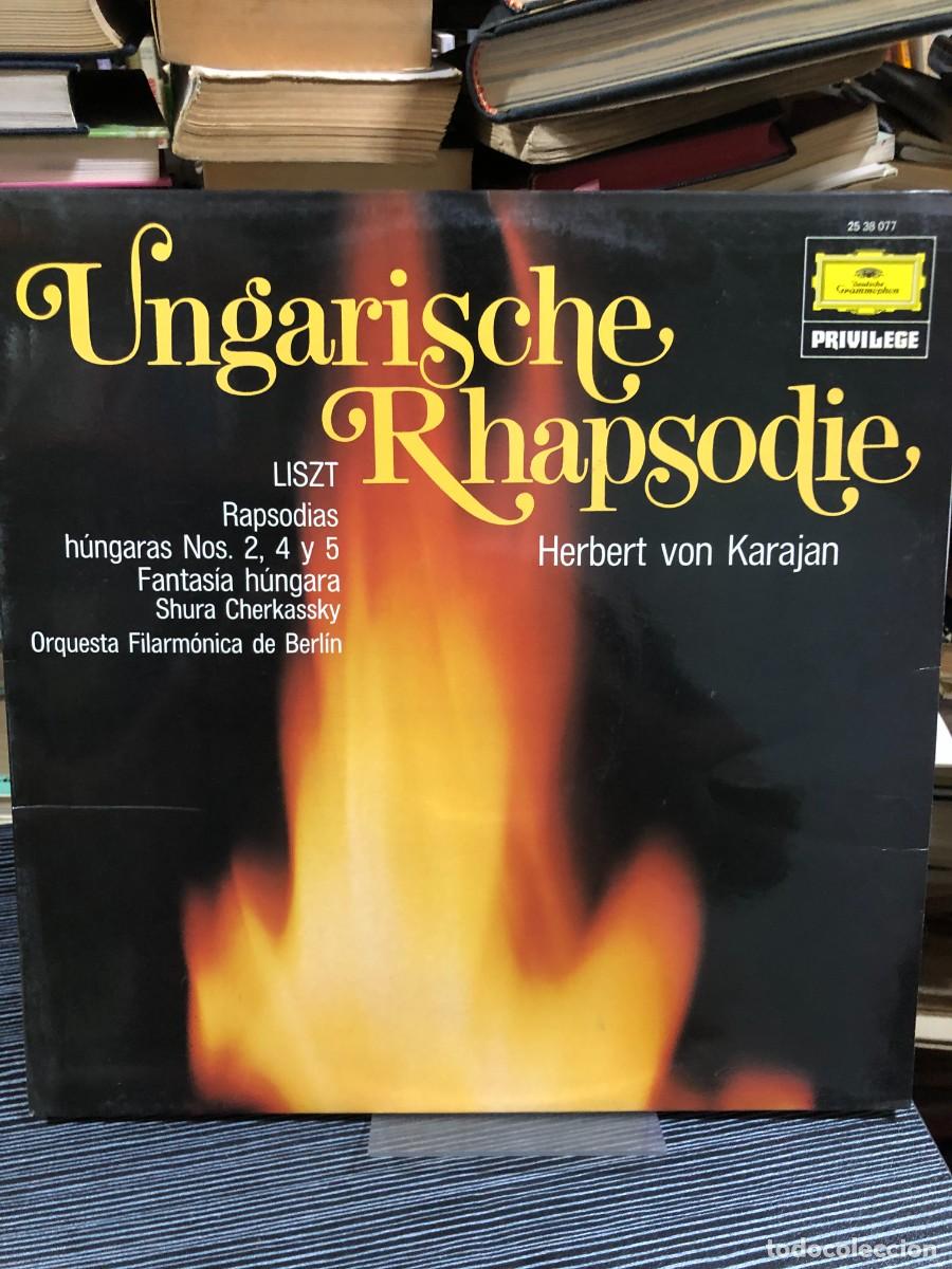 Discos de vinilo: Ungarische Rhapsodie (Rapsodias H&uacute;ngaras / Fantas&iacute;a H&uacute;ngara) Franz Liszt