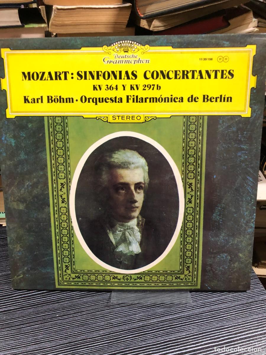 Discos de vinilo: Sinfon&iacute;as Concertantes KV 364 y KV 297b W. A. Mozart