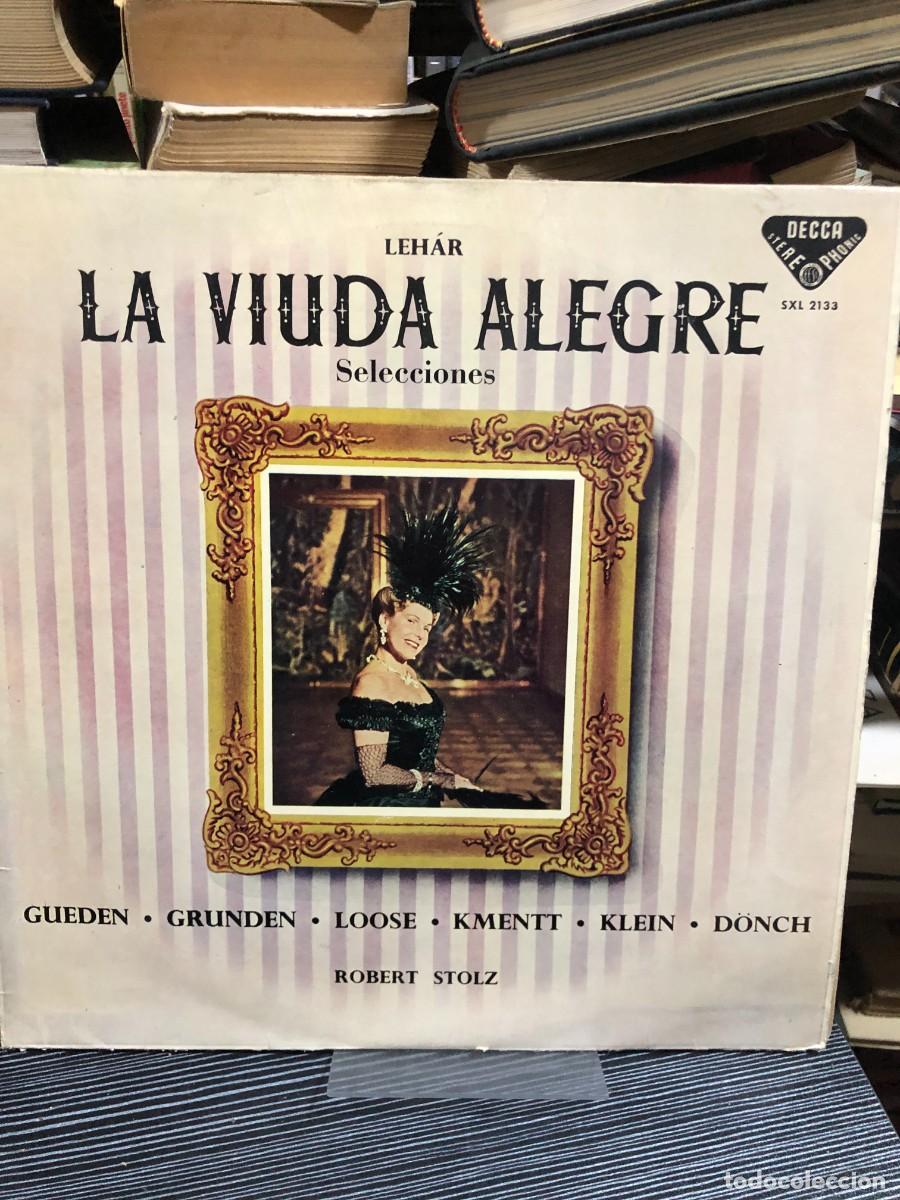 Discos de vinilo: La Viuda Alegre (Selecciones) Franz Leh&aacute;r