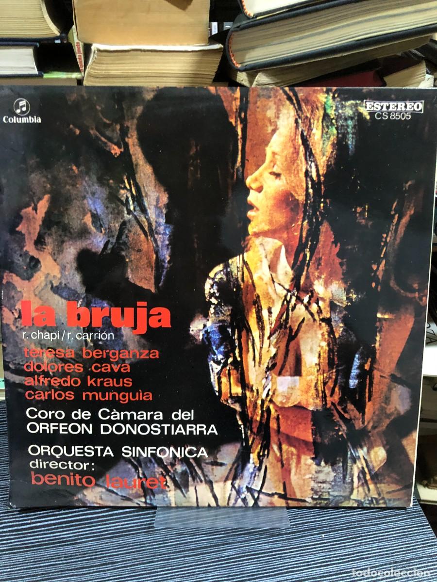 Discos de vinilo: La Bruja Ruperto Chap&iacute; (m&uacute;sica) / Ramos Carri&oacute;n (libreto)