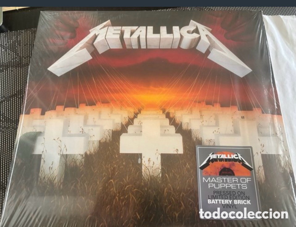 Discos de vinilo: Metallica - Master Of Puppets (Battery Brick Vinyl)