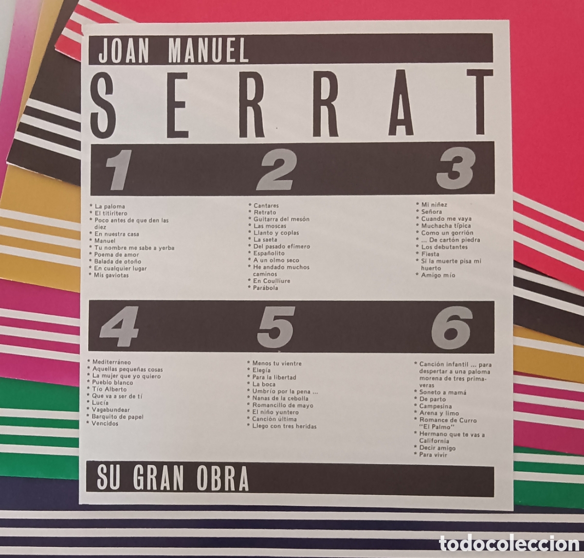 Discos de vinilo: SERRAT, su gran obra - 6 discos - Foto 3