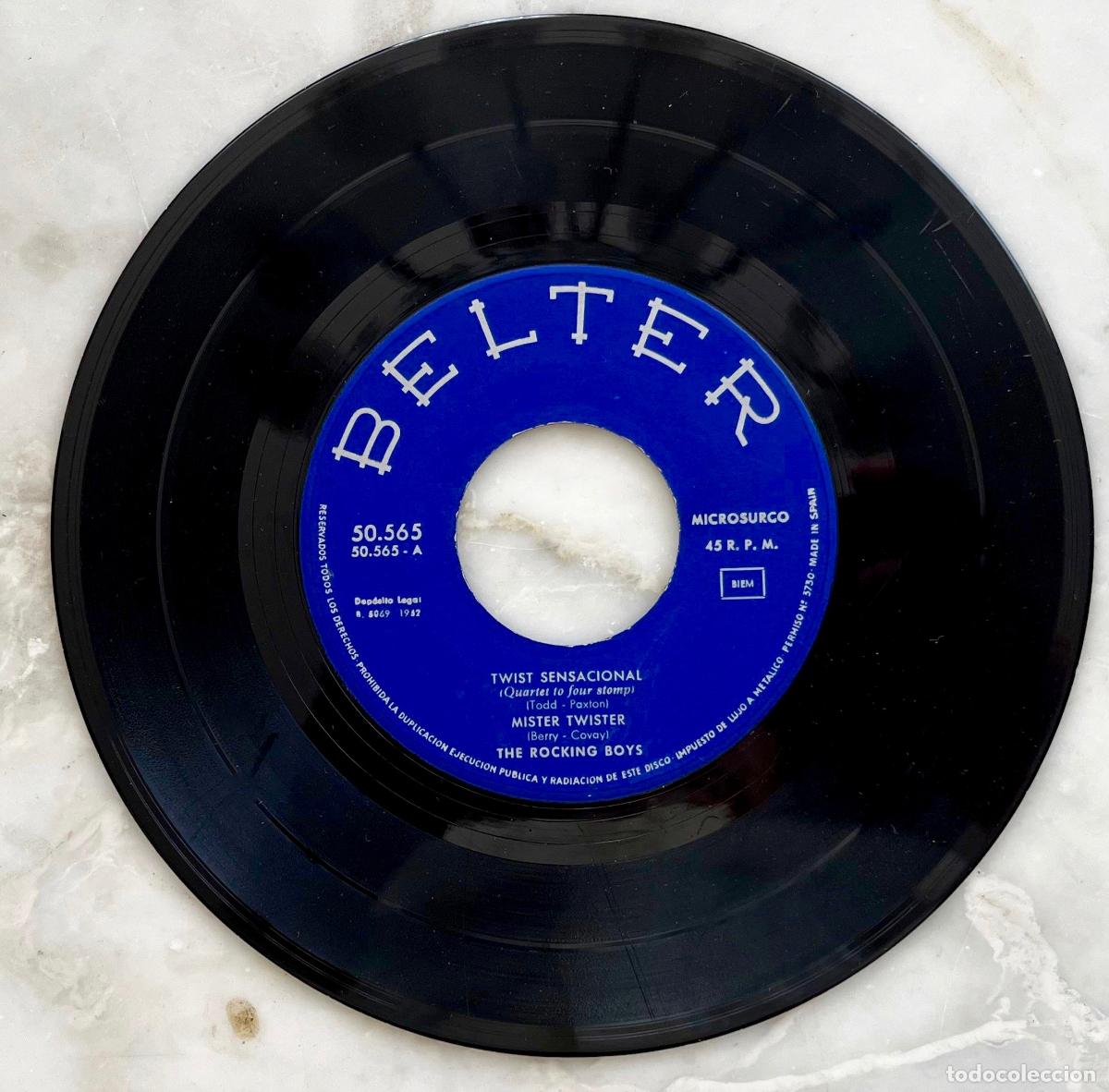 Discos de vinilo: THE ROCKING BOYS. TWIST SENSACIONAL + 3 TEMAS. SOLO A LA VENTA VINILO. EP ESPA&Ntilde;A ORIGINAL 1962.
