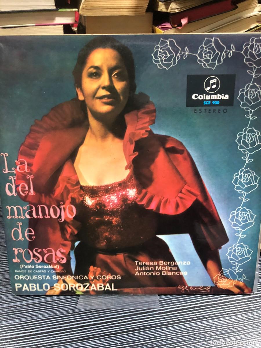 Discos de vinilo: La del manojo de rosas (Pablo Soroz&aacute;bal) Teresa Berganza, Pablo Soroz&aacute;bal (Columbia)