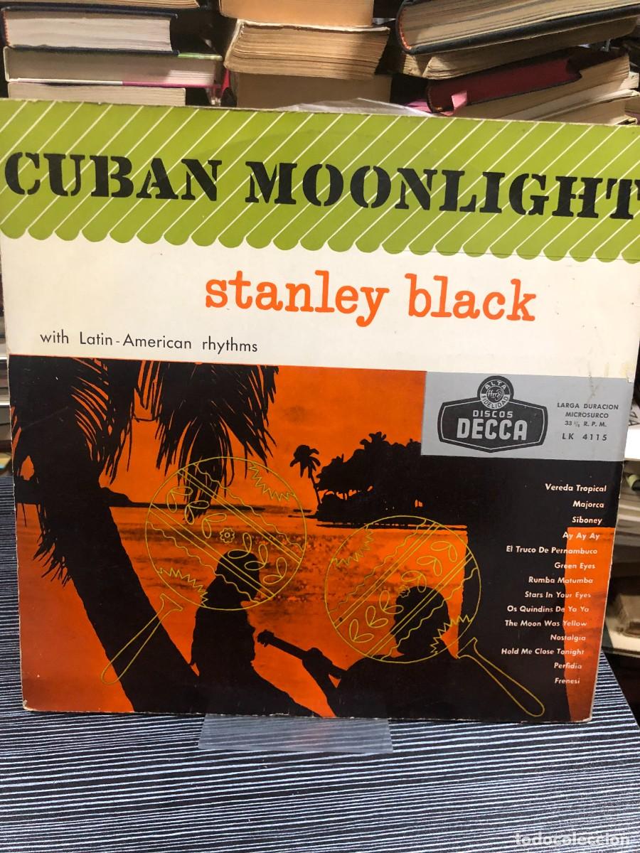 Discos de vinilo: Cuban Moonlight Stanley Black with Latin-American rhythms (Discos Decca)