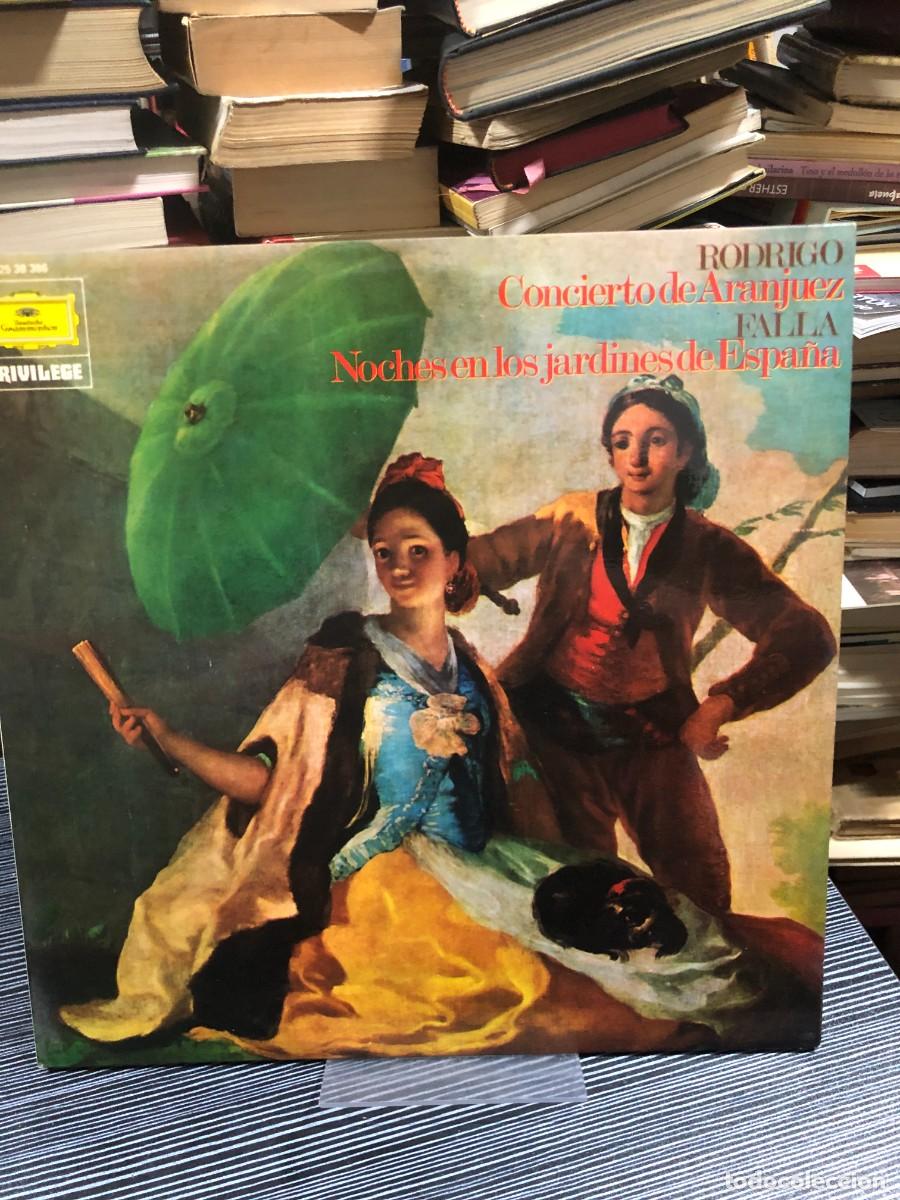 Discos de vinilo: Concierto de Aranjuez (Rodrigo) / Noches en los jardines de Espa&ntilde;a (Falla) Varios / Edici&oacute;n Privil&egrave;g