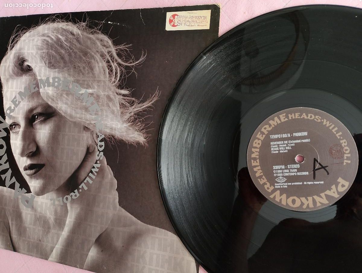 Discos de vinilo: Pankow &lrm;&ndash; Remember Me / Heads Will Roll, EBM, Electro, Synth-pop 1990 - Foto 4