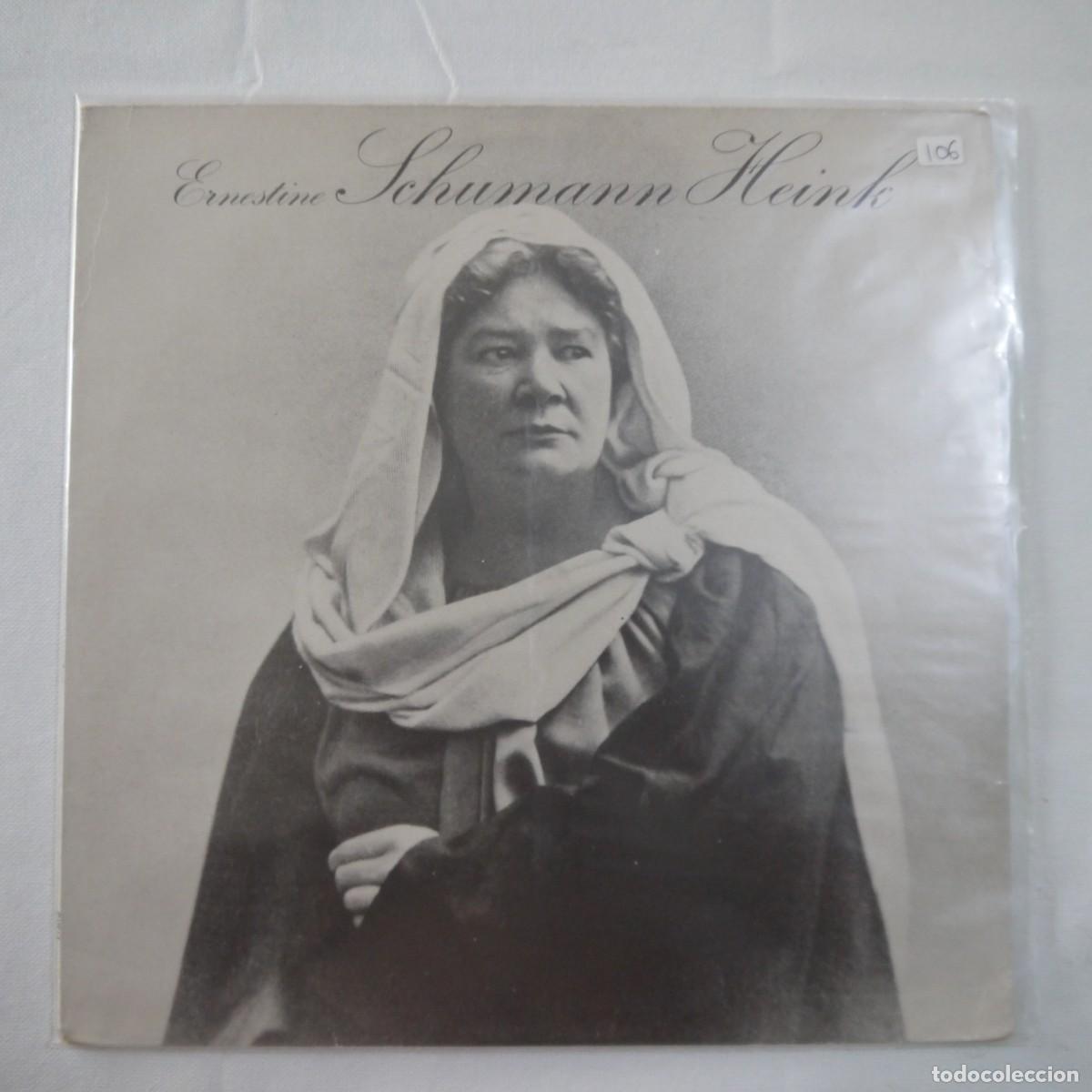 Discos de vinilo: ERNESTINE SCHUMANN HEINK - LP UK - DE RUBINI COLLECTION