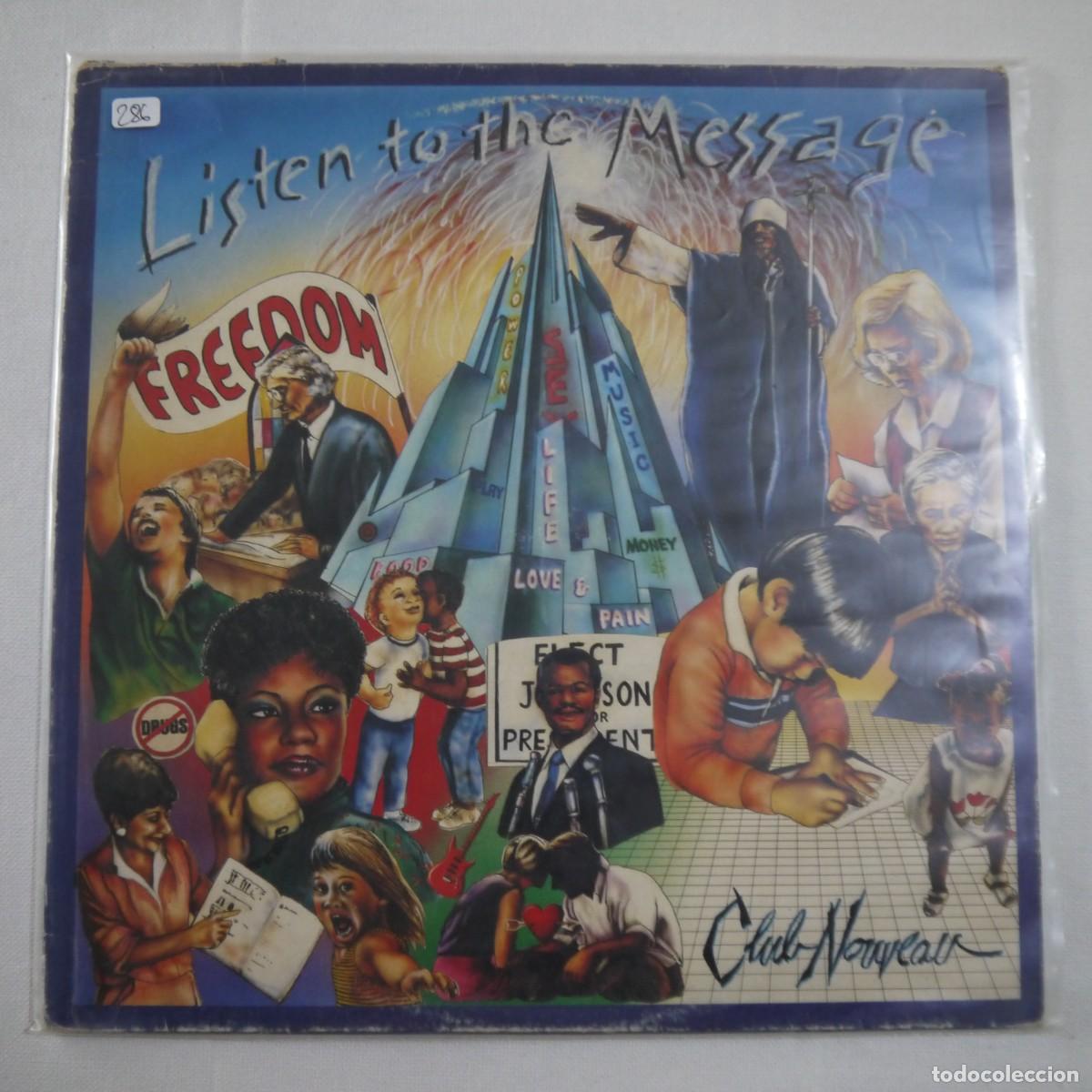 Discos de vinilo: CLUB NOUVEAU - LISTEN TO THE MESSAGE - LP 1988