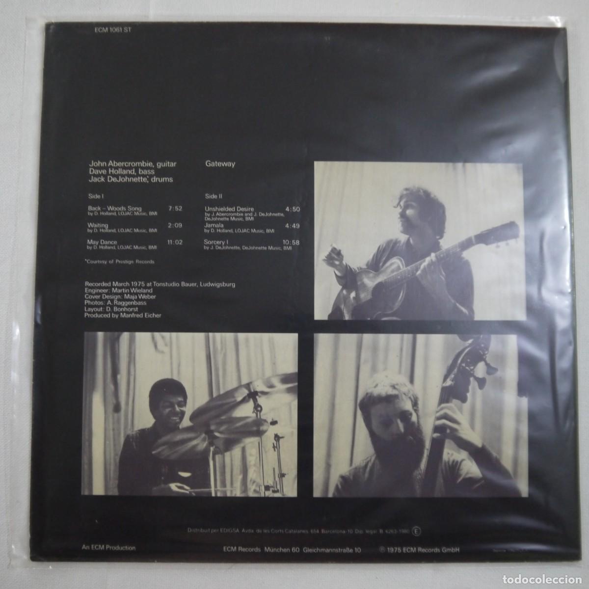Discos de vinilo: JOHN ABERCROMBIE - GATEWAY - LP 1980 - Foto 2