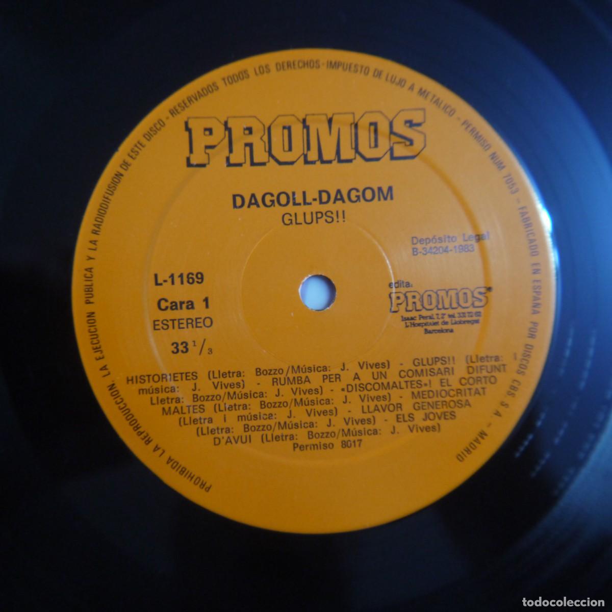 Discos de vinilo: DAGOL DAGOM - GLUPS!! - LP 1983 - Foto 4