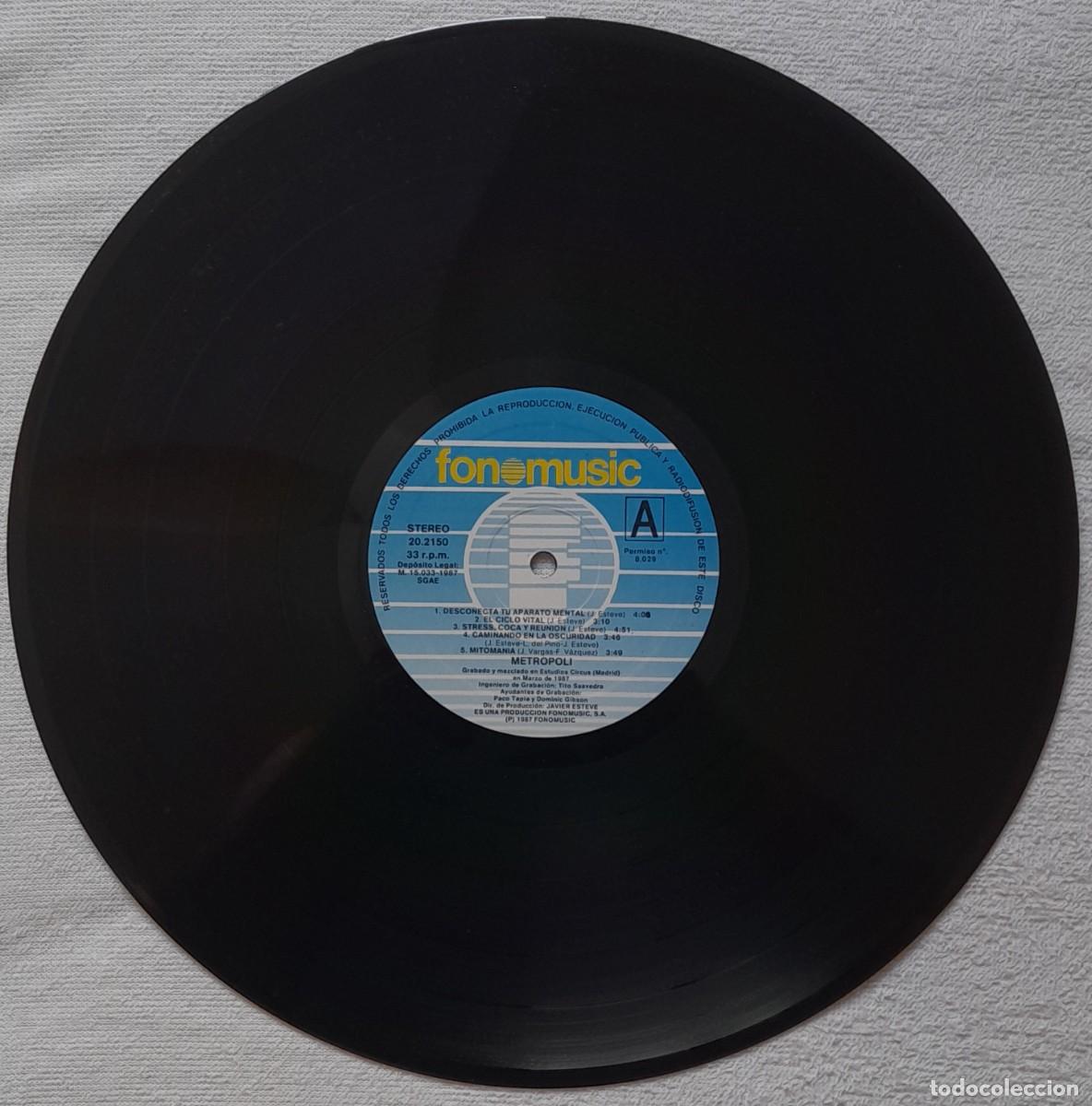 Discos de vinilo: Metropoli II. LP Fonomusic 1987 - Foto 3