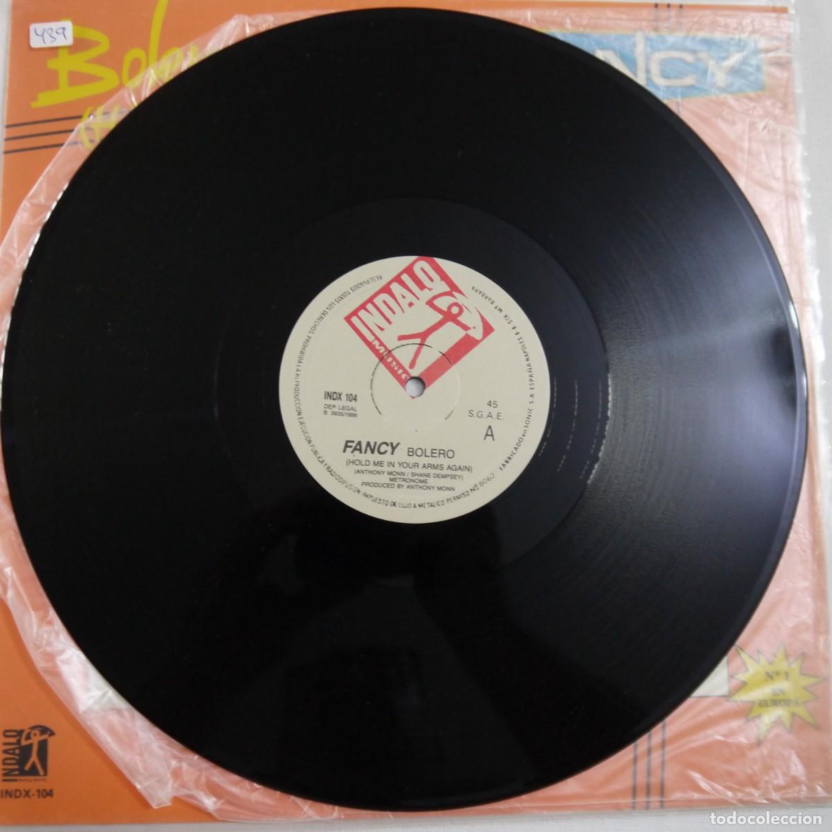 Discos de vinilo: FANCY - BOLERO - MAXISINGLE 1986 - Foto 3