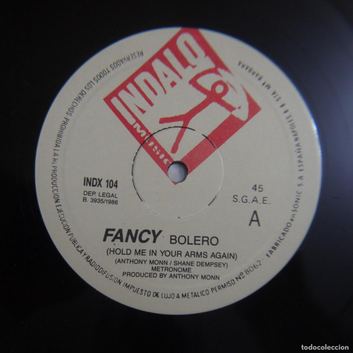 Discos de vinilo: FANCY - BOLERO - MAXISINGLE 1986 - Foto 4