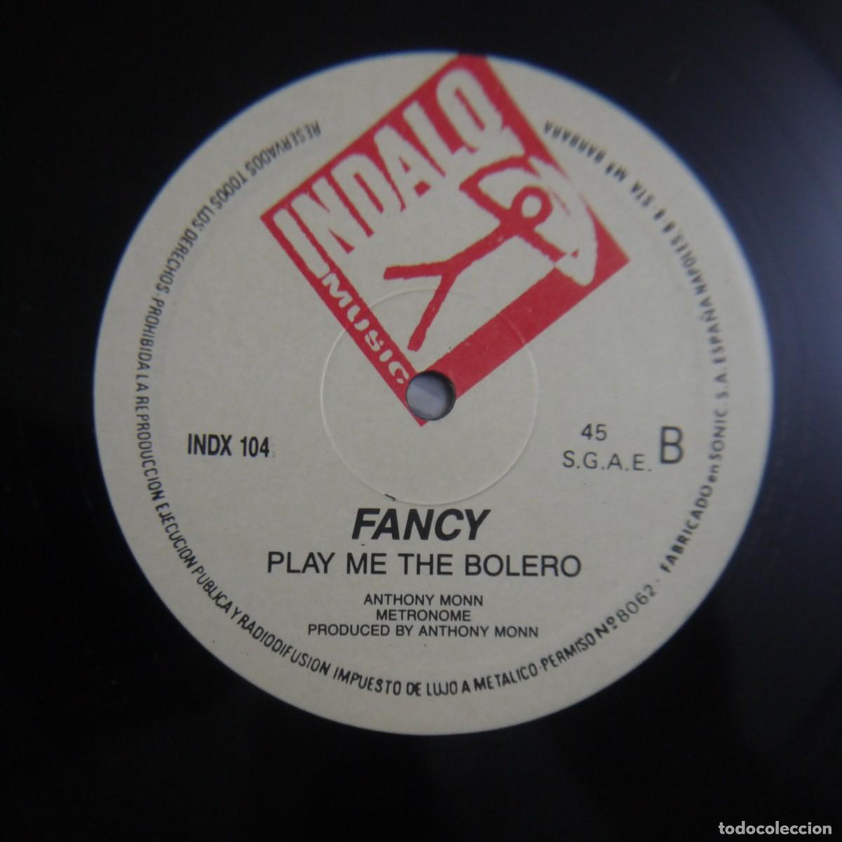 Discos de vinilo: FANCY - BOLERO - MAXISINGLE 1986 - Foto 6