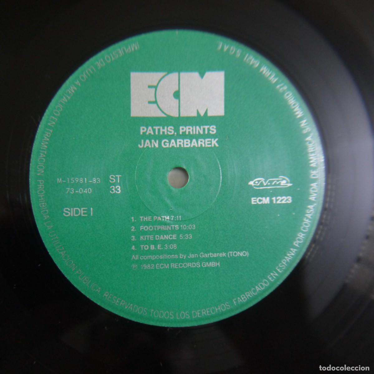 Discos de vinilo: JAN GARBAREK - PATHS, PRINTS - LP 1982 - Foto 4
