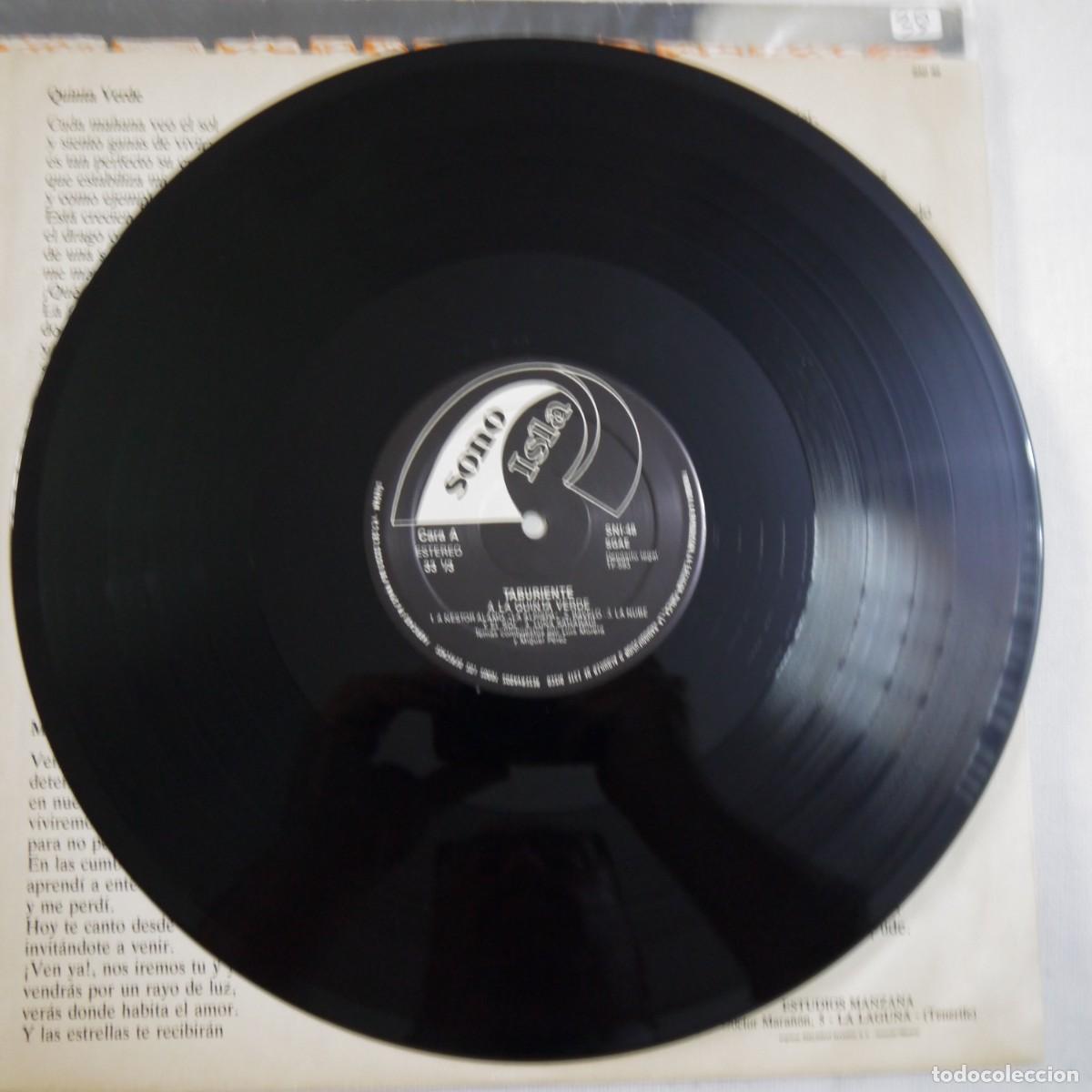 Discos de vinilo: TABURIENTE - A LA QUINTA VERDE - LP 1987 - Foto 4