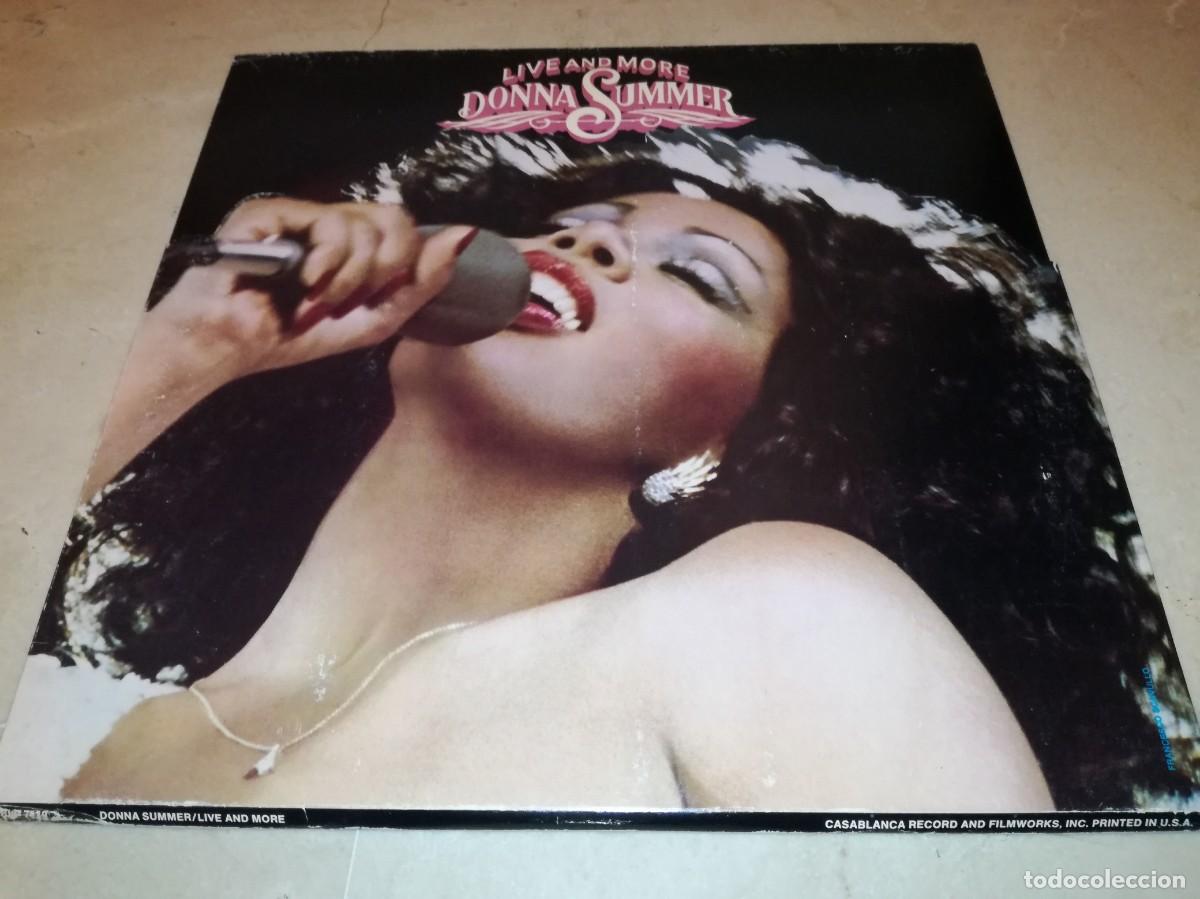 Discos de vinilo: DONNA SUMMER-LIVE AND MORE-DOBLE LP-CONTIENE LOS ENCARTES-ORIGINAL USA 1978
