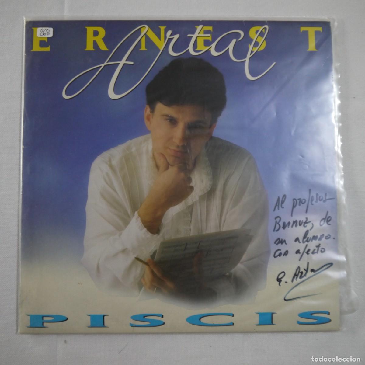 Discos de vinilo: ERNEST ARTAL - PISCIS - LP 1988 - CON FIRMA Y DEDICATORIA DEL ARTISTA A SU PROFESOR
