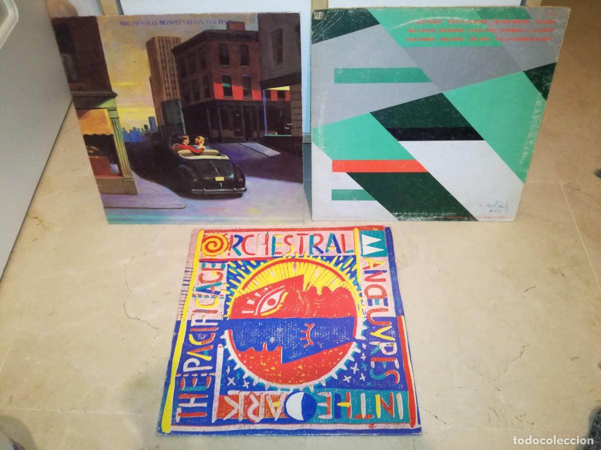 Discos de vinilo: LOTE DE 3 LPs DE ORCHESTRAL MANOEUVRES IN THE DARK-EDICIONES ESPA&Ntilde;OLAS