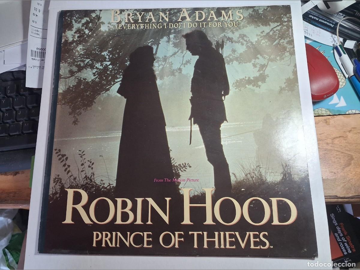 Discos de vinilo: lp bryan adams. robin hood prince of thieves. am records 1991 spain (seminuevo)