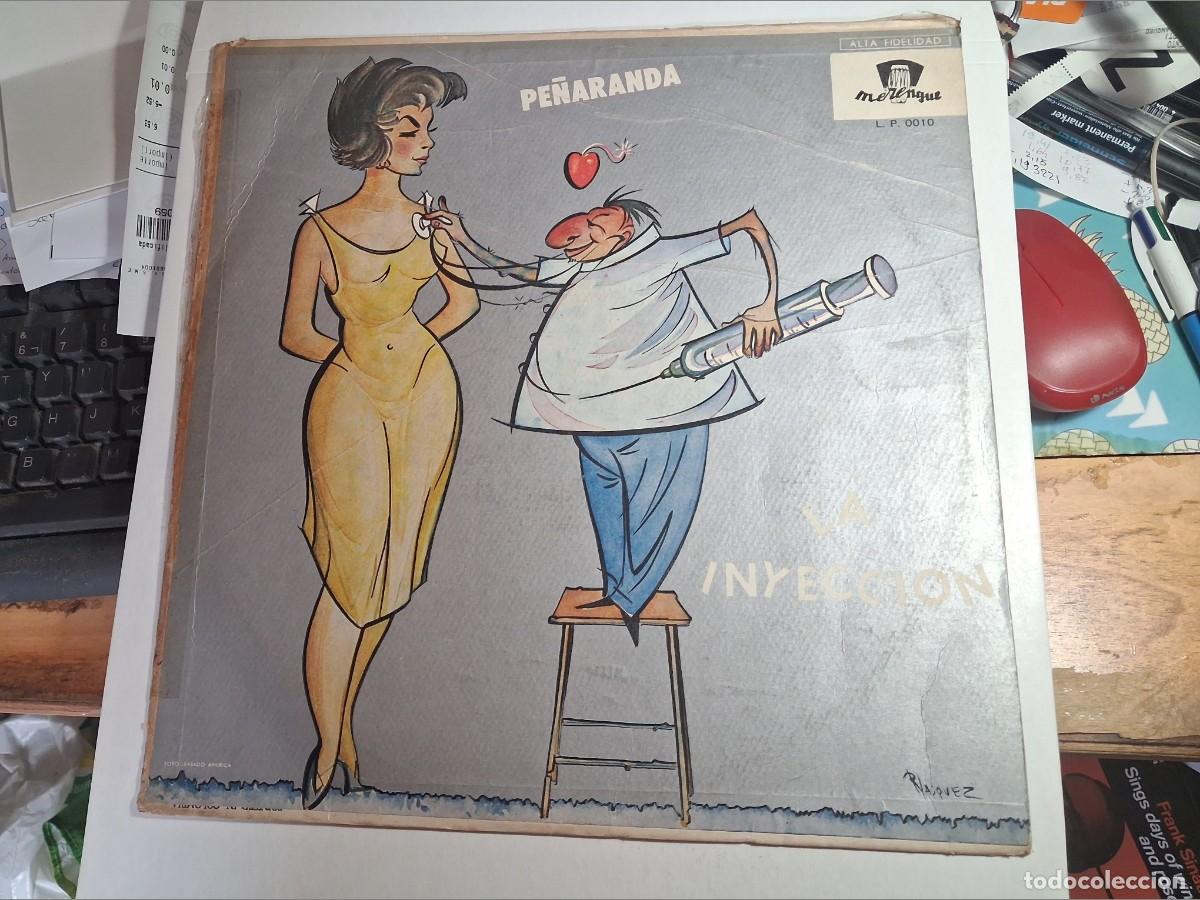 Discos de vinilo: lp pe&ntilde;aranda. la inyecci&oacute;n. merengue (buen estado)