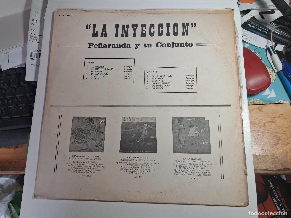 Discos de vinilo: lp pe&ntilde;aranda. la inyecci&oacute;n. merengue (buen estado) - Foto 2