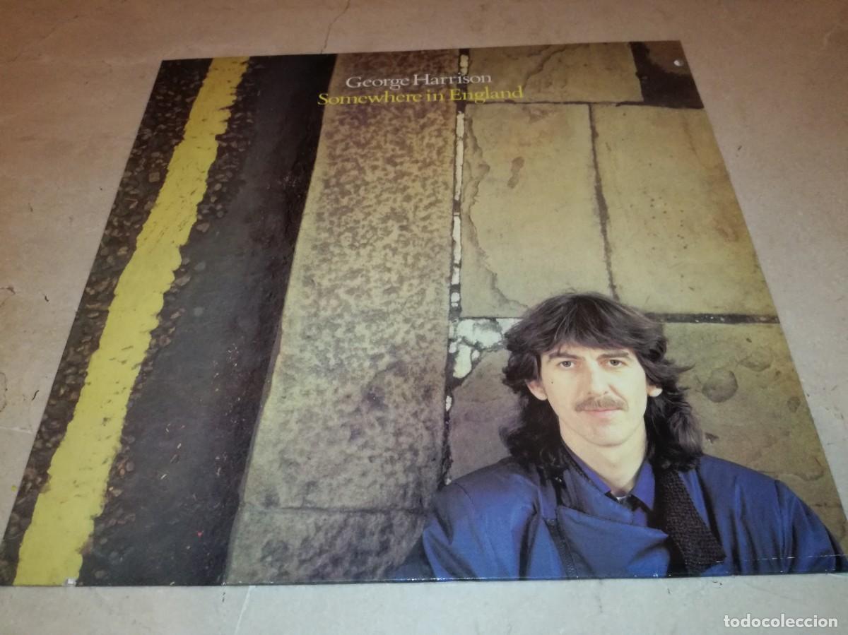 Discos de vinilo: GEORGE HARRISON-SOMEWHERE IN ENGLAND-CONTIENE ENCARTE-VINILO EN EXCELENTE ESTADO