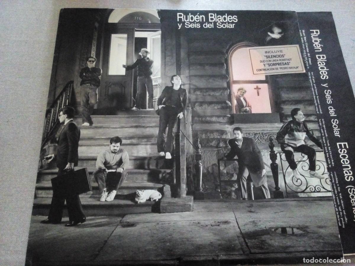 Discos de vinilo: RUBEN BLADES Y SEIS DEL SOLAR ESCENA LP CON INSERTO
