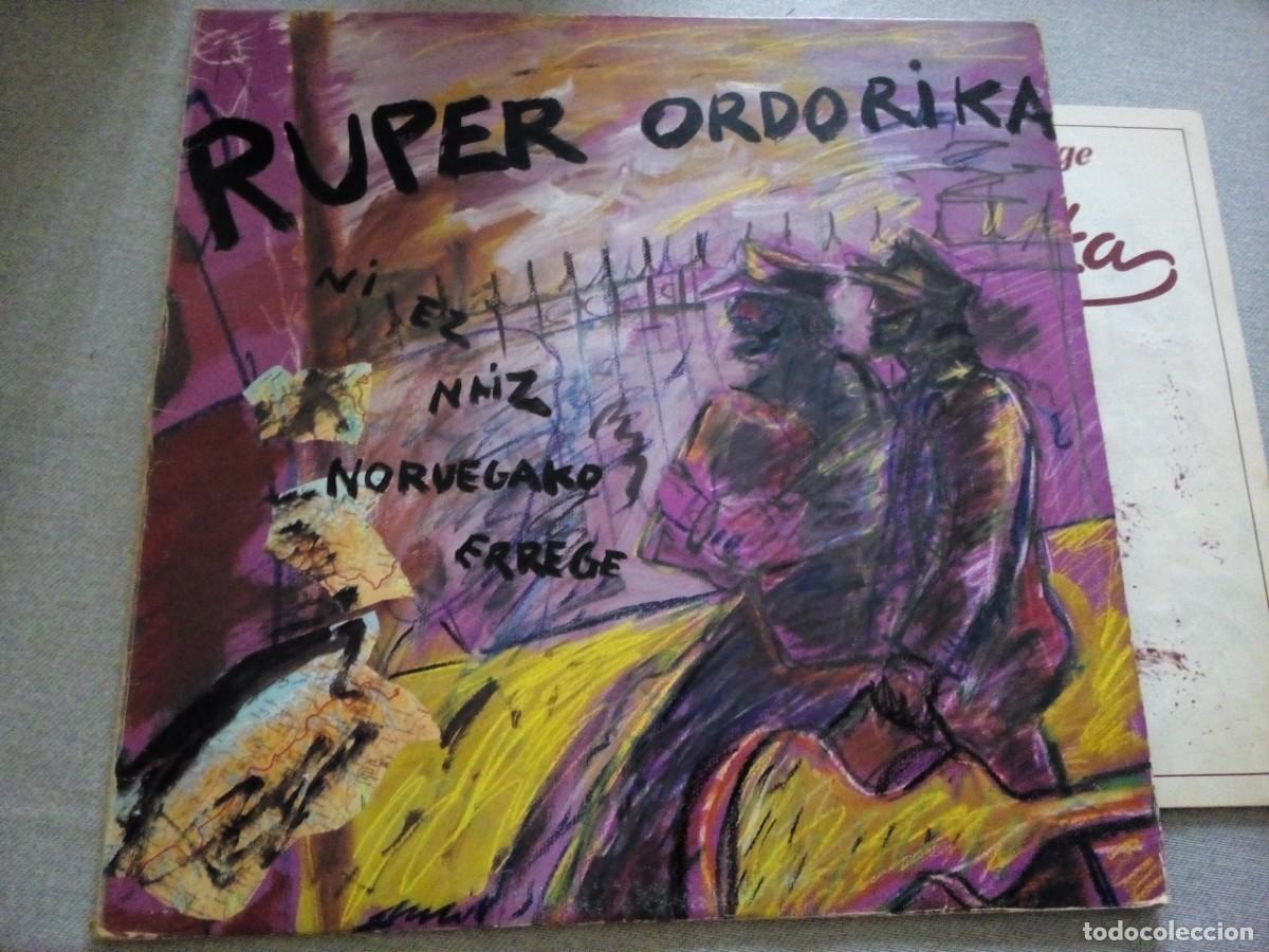 Discos de vinilo: Ruper Ordorika &ndash; Ni Ez Naiz Noruegako Errege LP 1983 CON LIBRETO
