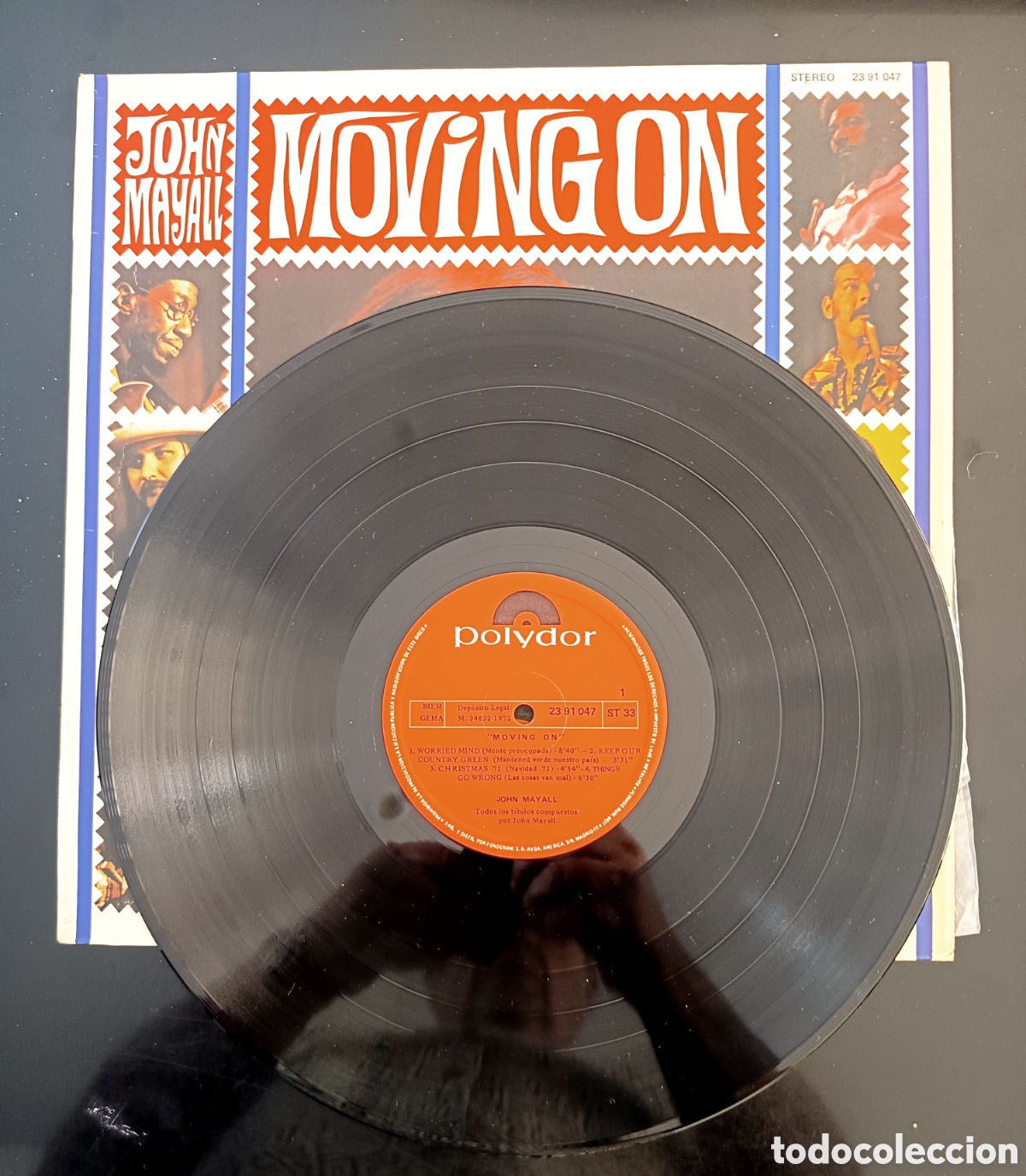 Discos de vinilo: Vinilo John Mayall Moving On Blues - Foto 5