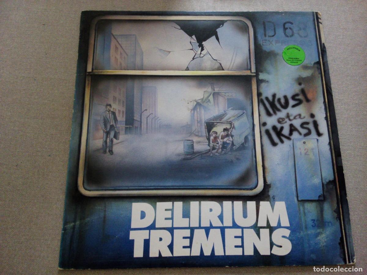 Discos de vinilo: Delirium Tremens &lrm;&ndash; Ikusi Eta Ikasi LP 1989 CON INSERTO