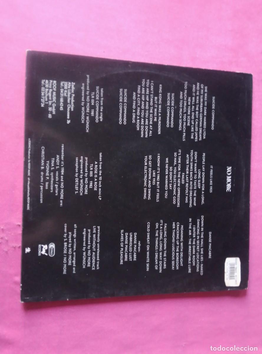 Discos de vinilo: SUICIDE COMMANDO NO MORE 1982 LP L31 5 1 - Foto 2