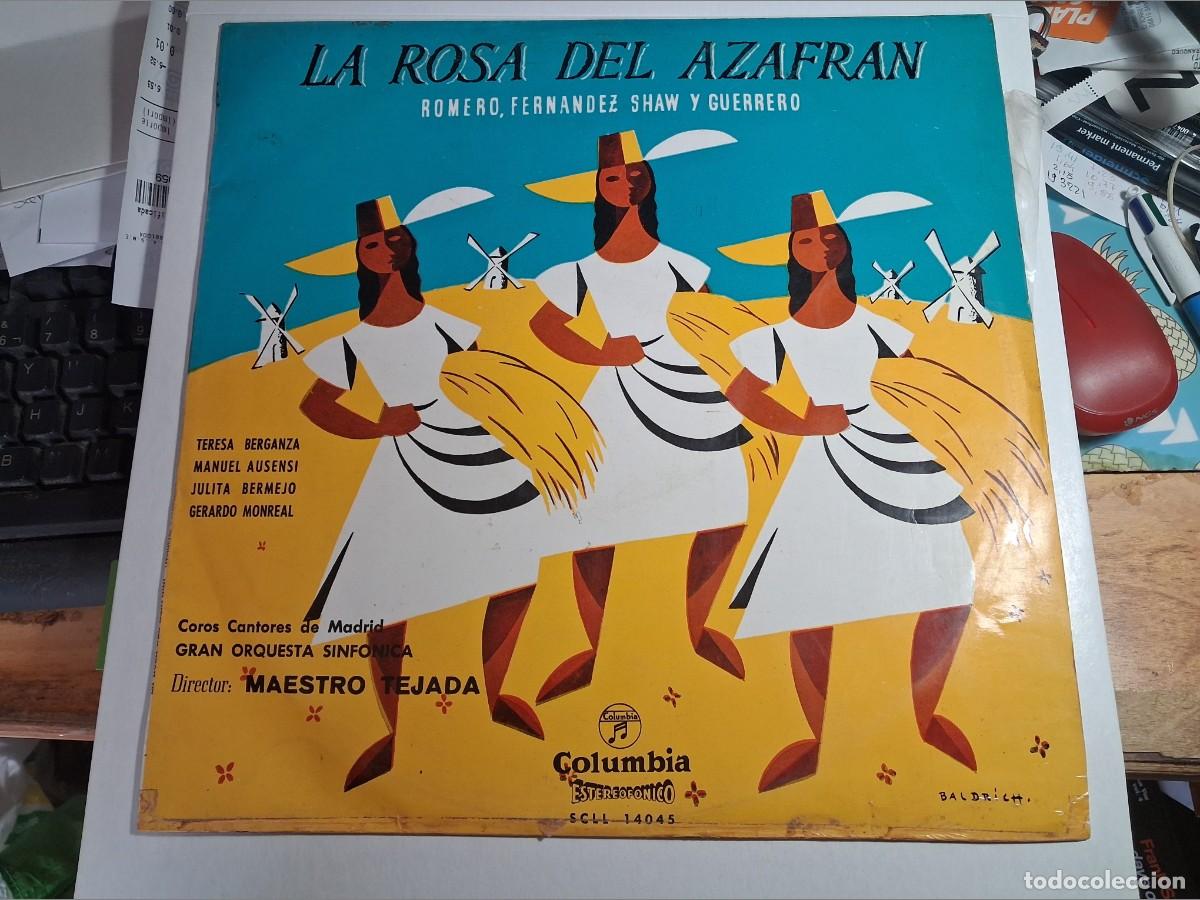 Discos de vinil: lp la rosa del azafr&aacute;n. teresa berganza. columbia 1962 spain (seminuevo)