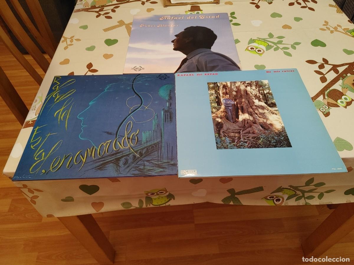 Discos de vinilo: rafael del estad,lote de 3 lps