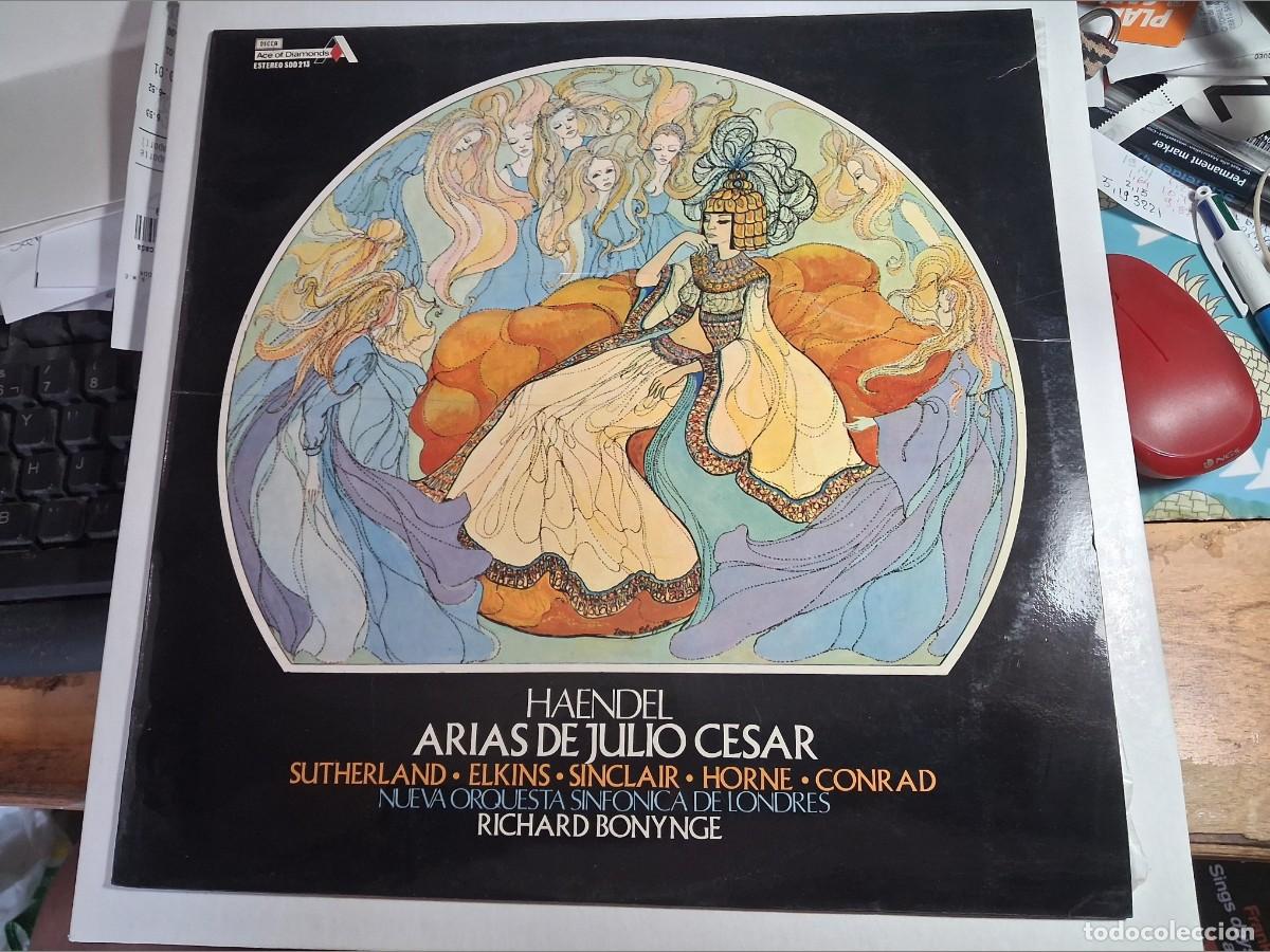 Discos de vinilo: lp haendel. arias de julio c&eacute;sar. ace of diamonds 1974 spain. nunca en tc (seminuevo)