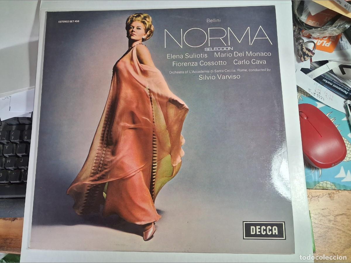 Discos de vinilo: lp promo norma. bellini. elena suliotis. decca 1975 spain. con libreto letras (seminuevo)