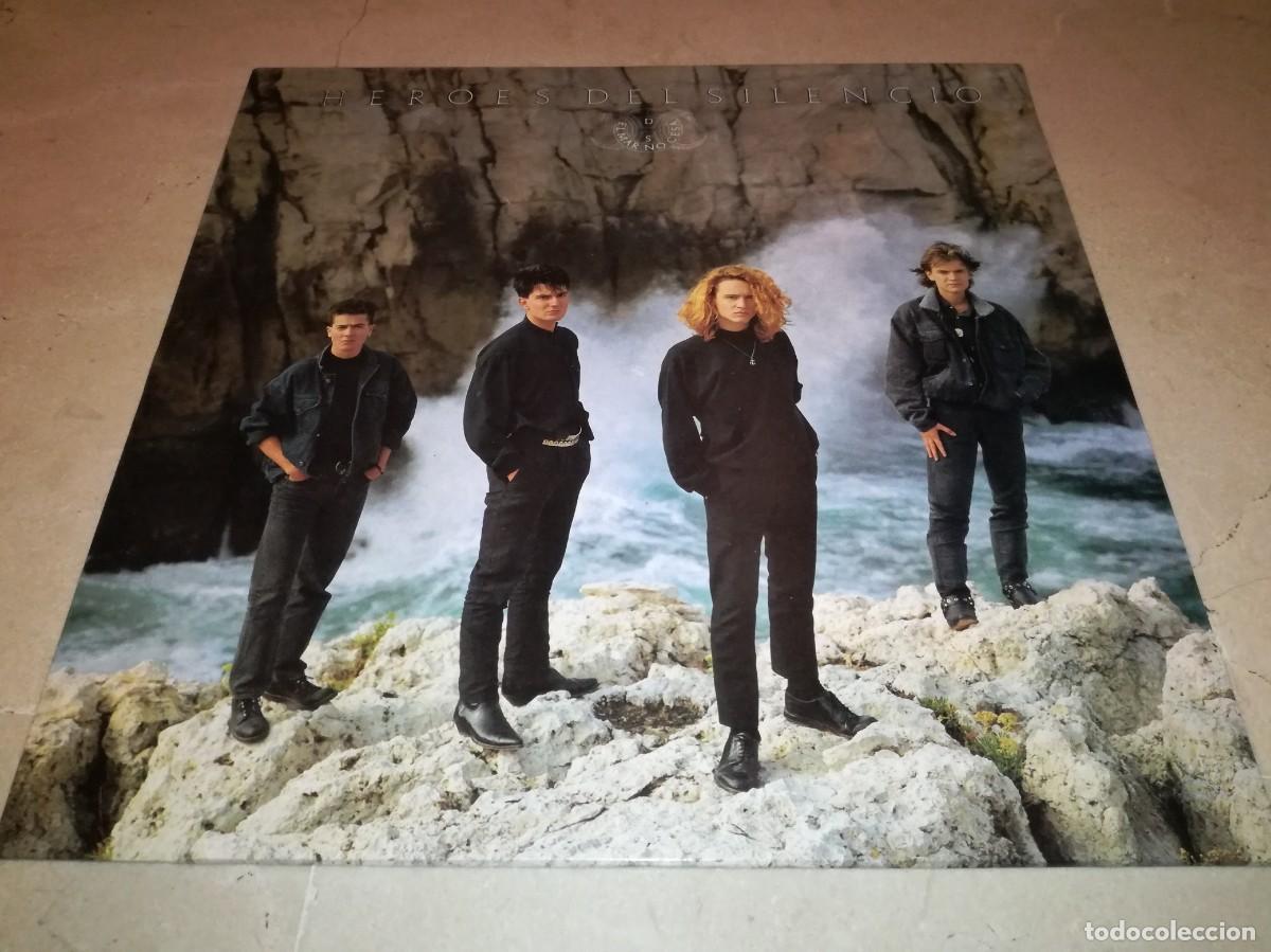 Discos de vinilo: HEROES DEL SILENCIO-EL MAR NO CESA-CONTIENE ENCARTE-ORIGINAL 1988-VINILO EN MUY BUEN ESTADO
