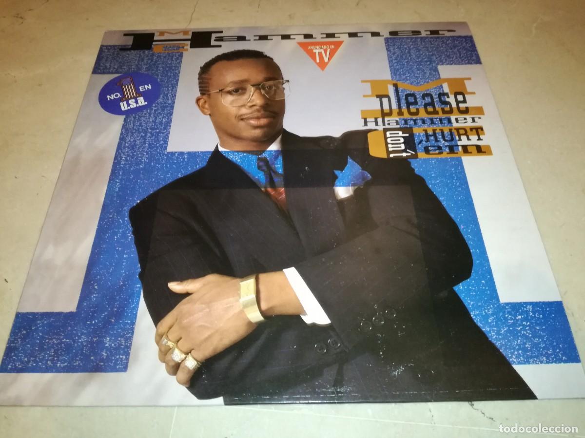 Discos de vinilo: M.C. HAMMER-PLEASE HAMMER DON&acute;T HURT EM-CONTIENE ENCARTE-ORIGINAL ESPA&Ntilde;OL 1990