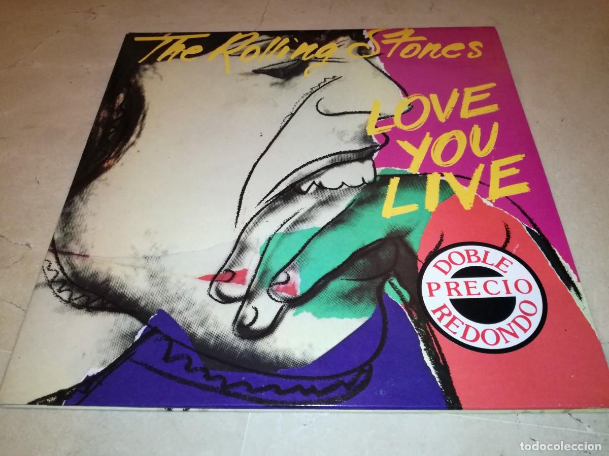 Discos de vinilo: THE ROLLING STONES-LOVE YOU LIVE-DOBLE LP-EDICION ESPA&Ntilde;OLA-EN EXCELENTE ESTADO