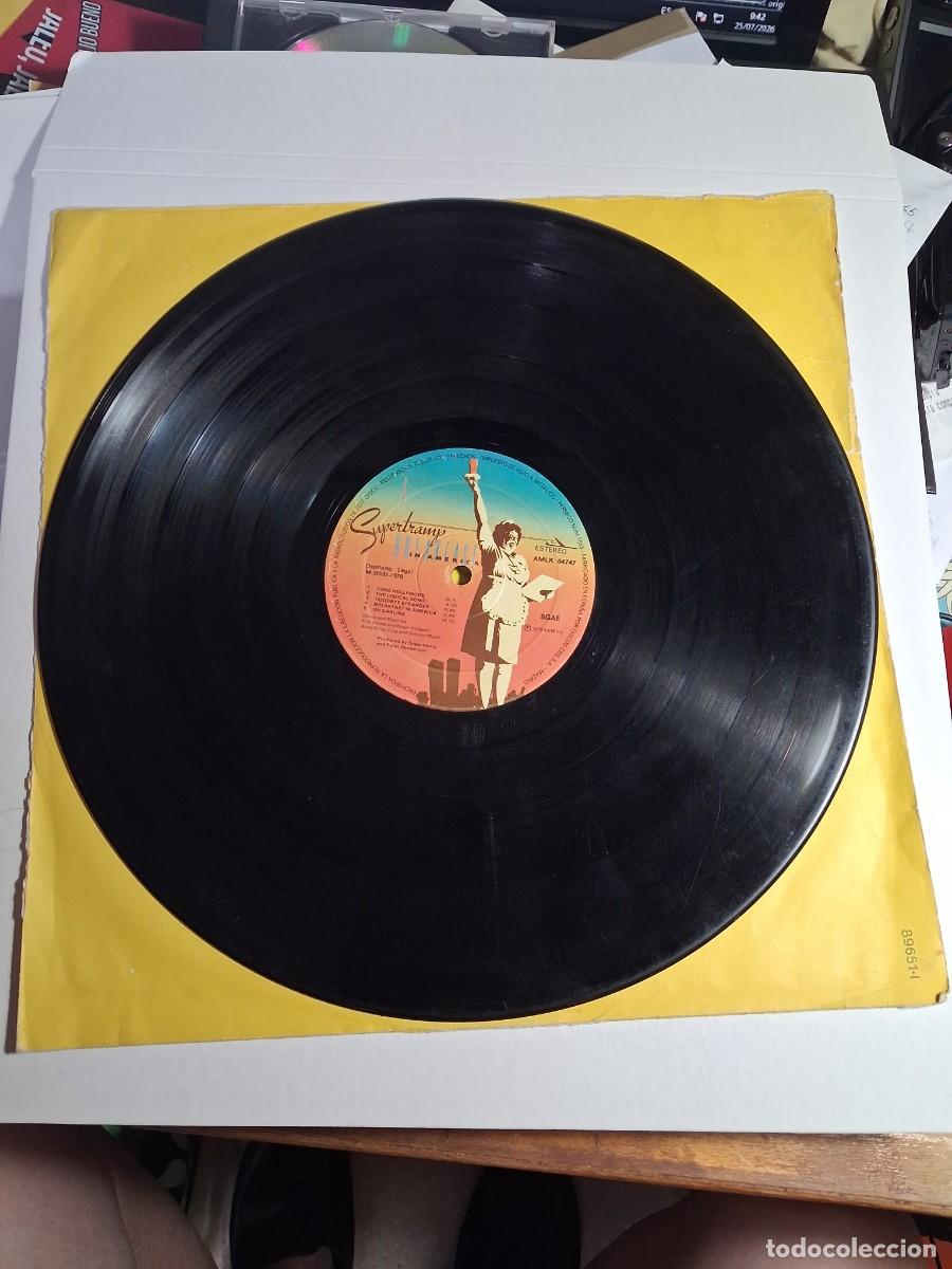Discos de vinilo: lp supertramp. breakfast in america. cbs 1979 spain (buen estado, s&oacute;lo el disco)